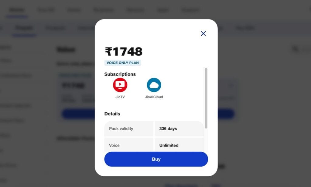 jio 336 days plan details