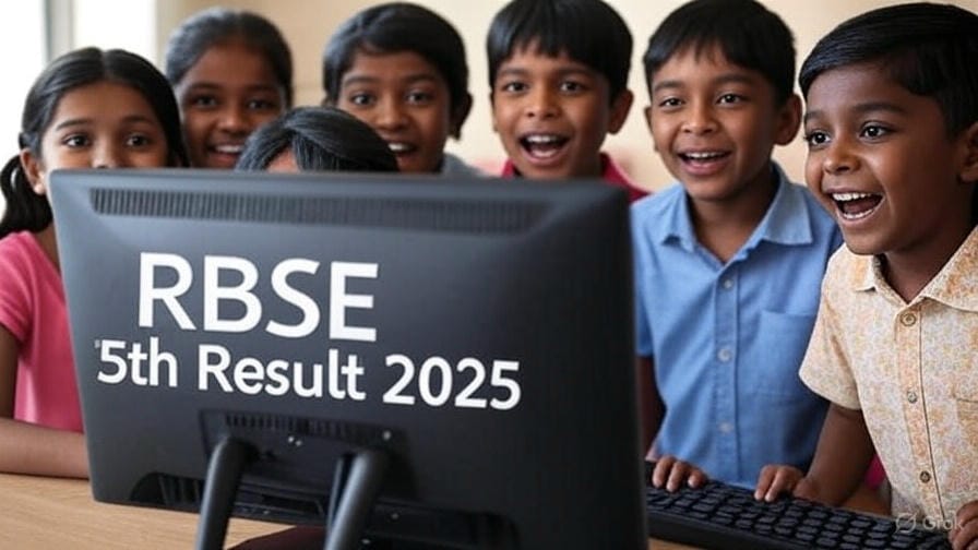 rajasthan board rbse 5th result 2025