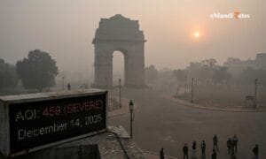 Delhi Air Quality Crisis! स्मॉग से घुट रही दिल्ली, GRAP 4 लागू , AQI 459 पहुंचा