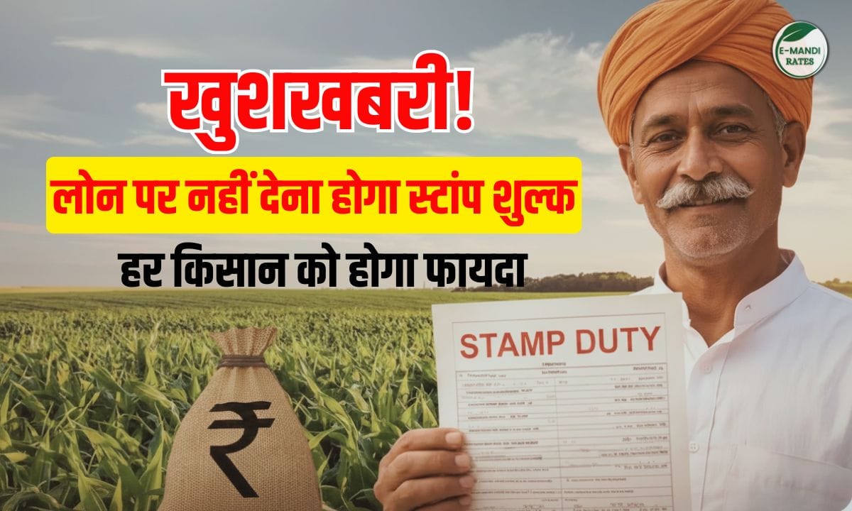 Stamp duty is waived on agricultural loans.