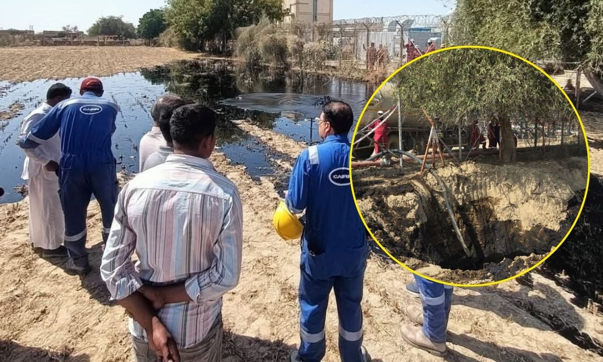 Barmer Crude Oil Leak Farmer's Field Rajasthan 2026