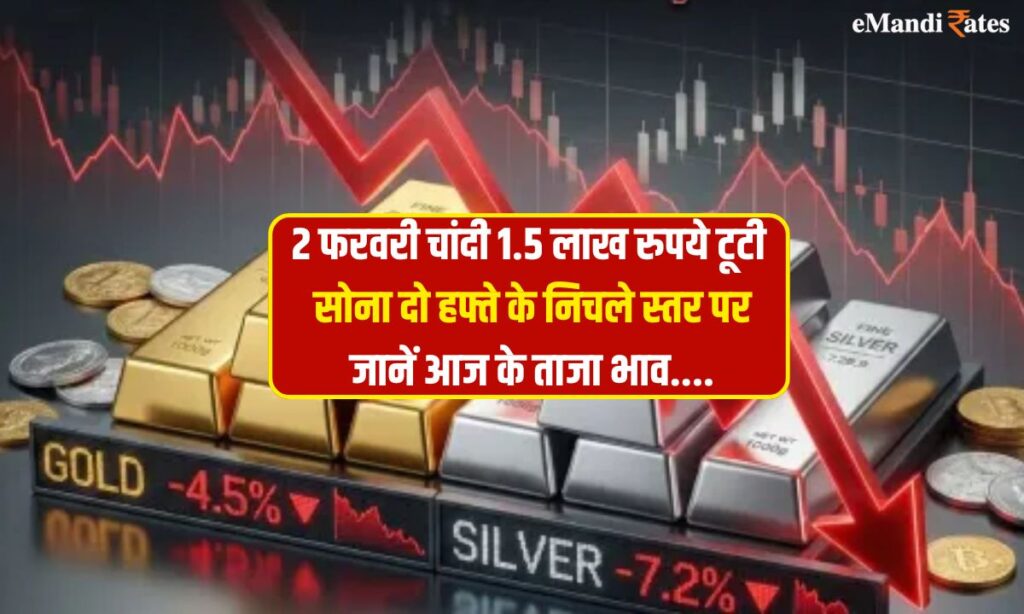 Gold Silver Price Today 2 feb 2026