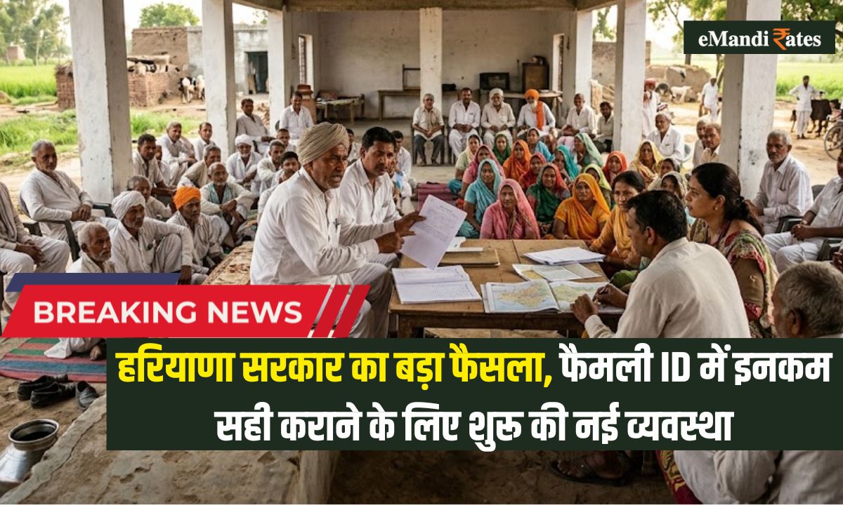 Major decision by the Haryana government! New system launched for income verification in Family IDs.